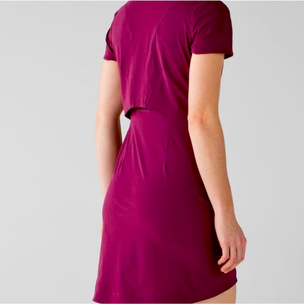 Lululemon &go Endeavor Dress Red Grape size 8